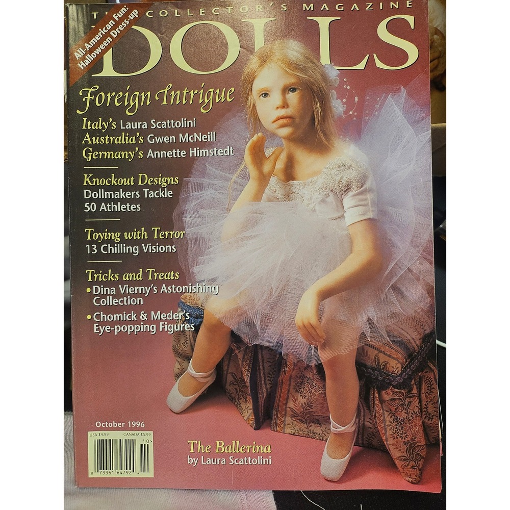 Dolls Magazine October 1996 Laura Scattolini Annette Himstedt Collector Issue